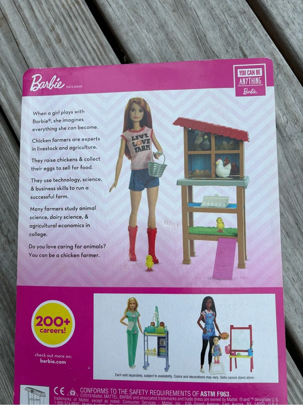 Barbie Chicken Farmer - You Can Be Anything - with Coop, Chickens & Accessories